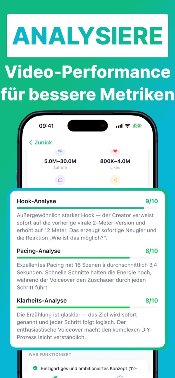 Screenshot der BeViral-App 4