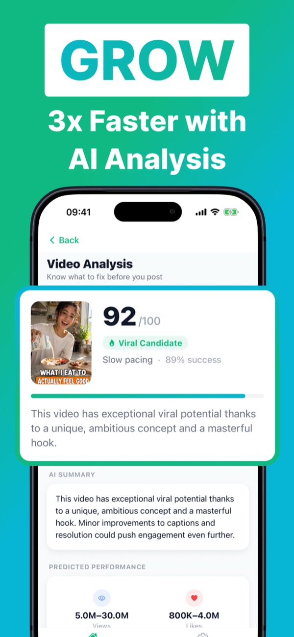 Schermafbeelding van de BeViral-app 1