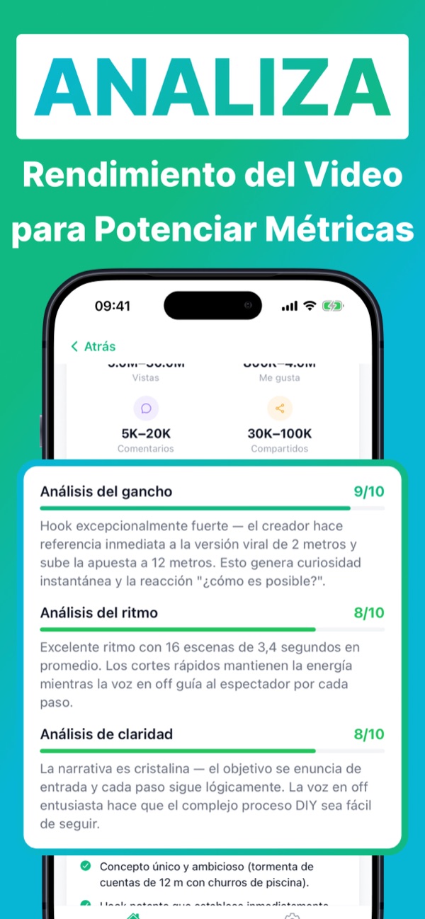 Captura de pantalla de la app BeViral 4