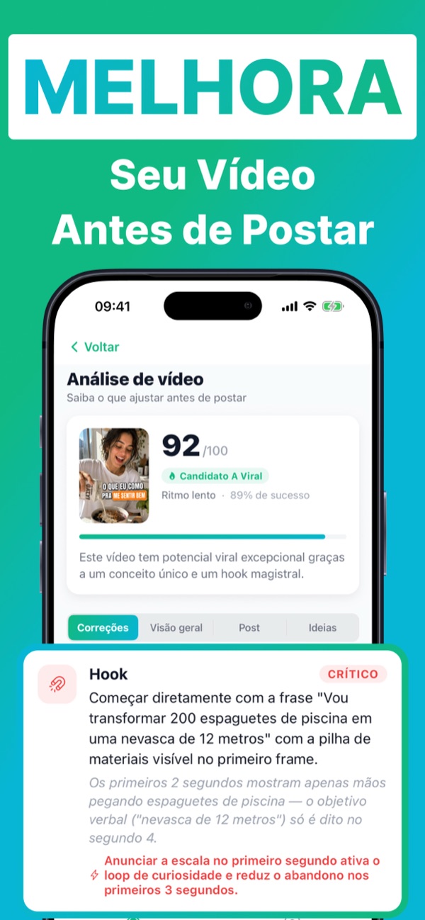 Captura de tela do app BeViral 2