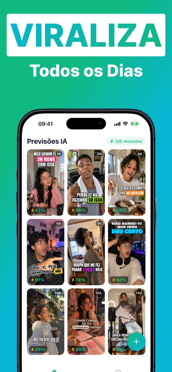 Captura de tela do app BeViral 3